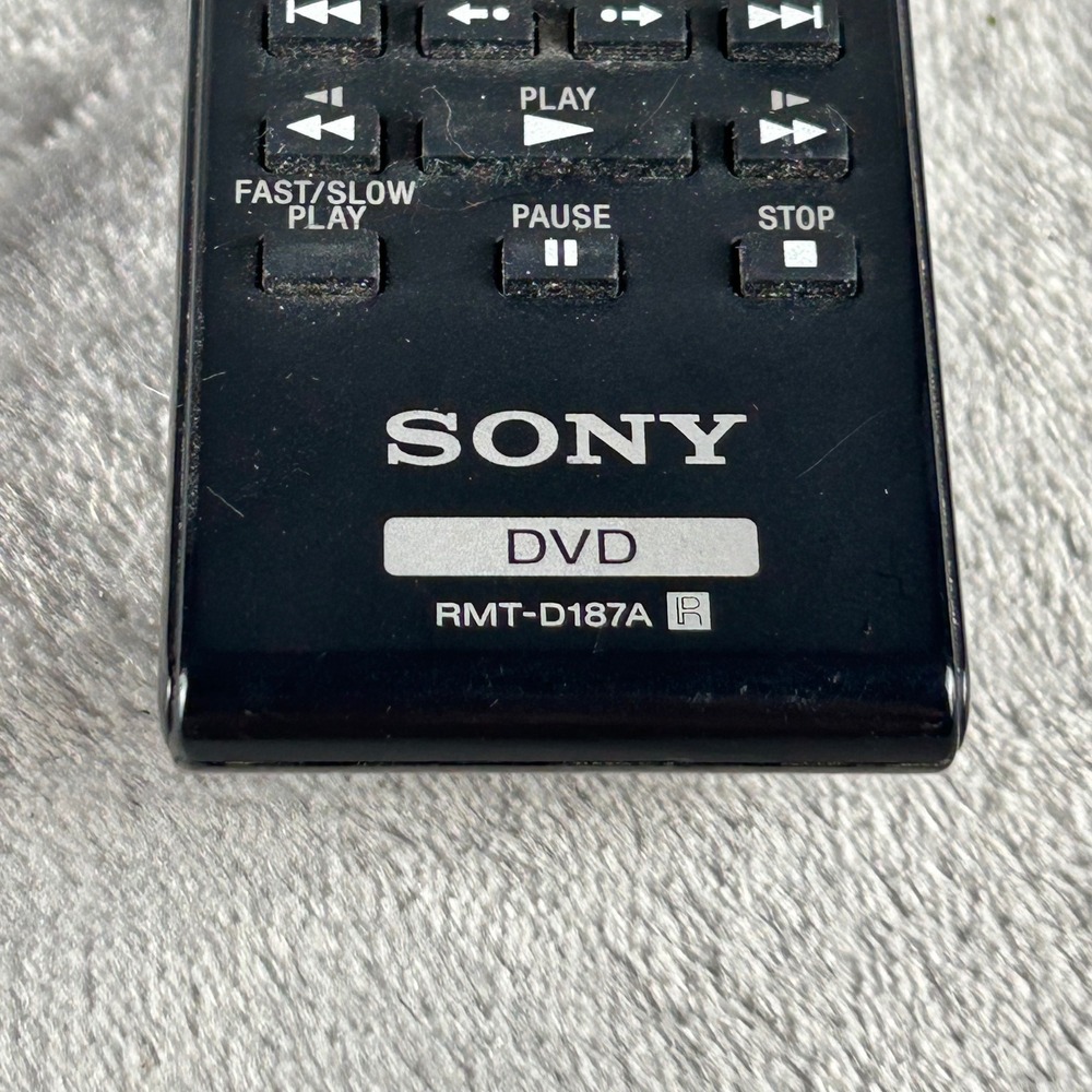 Sony RMT-D187A DVD Player Remote Control Black Replacement - Picture 2 of 6